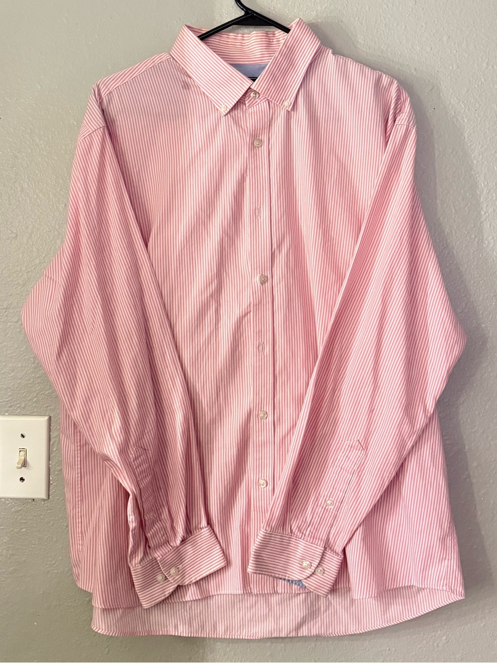 Izod Pink Striped Dress Shirt